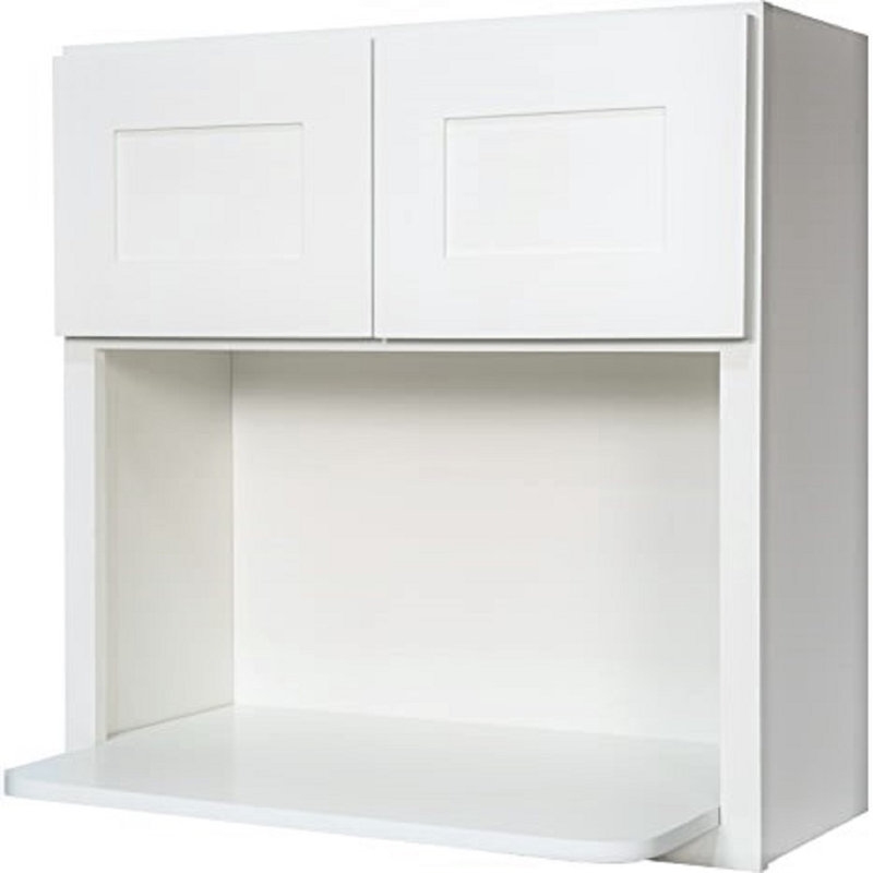 DL 27W X 42H Kitchen Wall Microwave Shaker Style